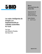 Las redes inteligentes de energía y su implementación en ciudades sostenibles: RG-T2058
