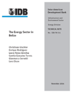 The Energy Sector in Belize