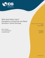 What does better mean? Perceptions of Electricity and Water Services in Santo Domingo