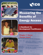 Measuring the Benefits of Energy Access: A Handbook for Development Practitioners