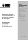 ¿Es el sector eléctrico una restricción activa al crecimiento económico de Nicaragua?
